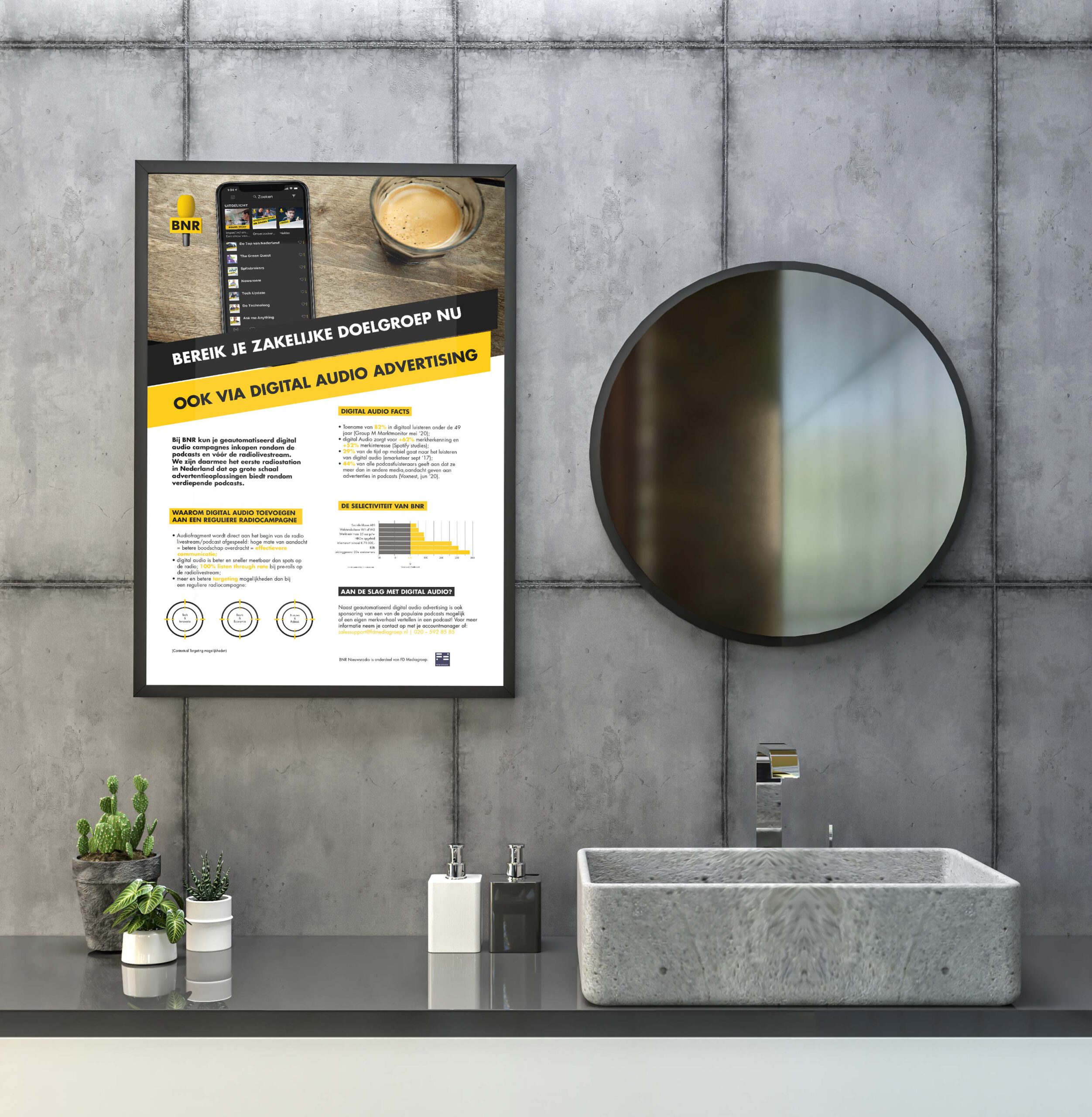 Toiletreclame BNR Nieuwsradio